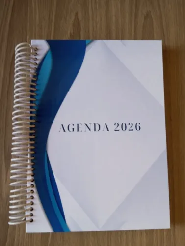 Linda agenda 2026 com capa dura