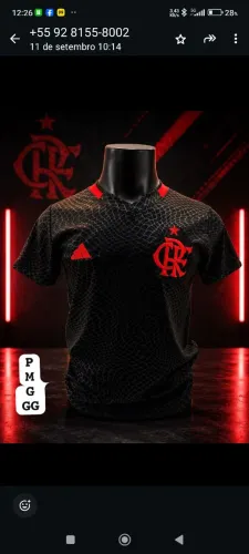Camisa do Flamengo 3D