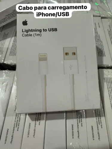 Cabo Carregador iPhone Lightning 1m USB - Novo