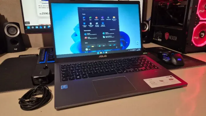 Notebook Asus N4020, 4GB, SSD 120GB, brinde e garantia de fábrica!