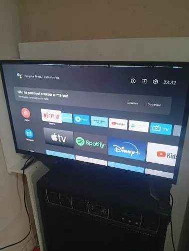 Smartv mytic tv já agregado YouTube , Netflix, Vídeo Prime , bluetooth