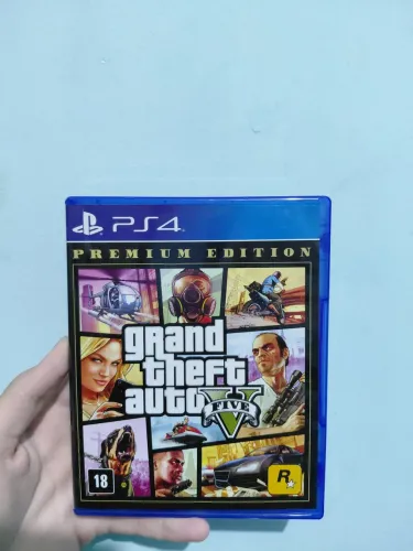 GTA V - PREMIUM EDITION PS4 MÍDIA FÍSICA