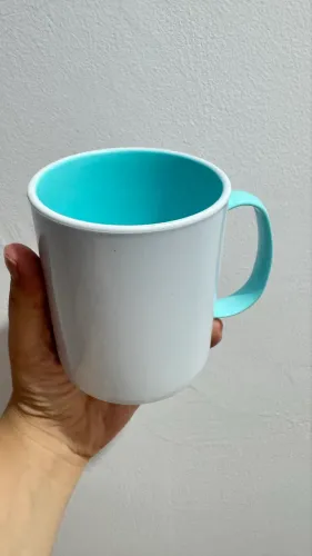 CANECA POLÍMERO VERDE ÁGUA 