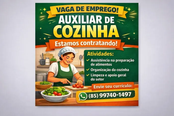 Auxiliar de Cozinha