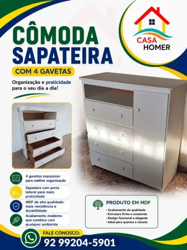 Cômoda Sapateira 