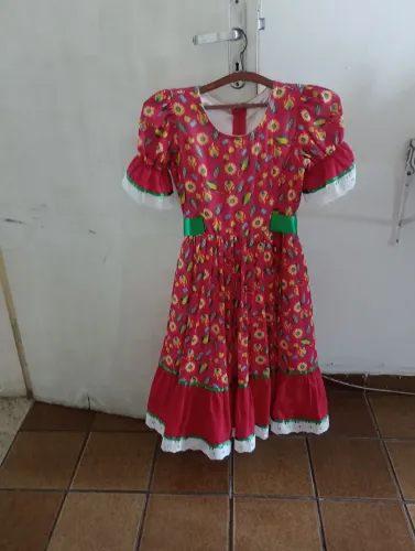 Vestido de São João infantil