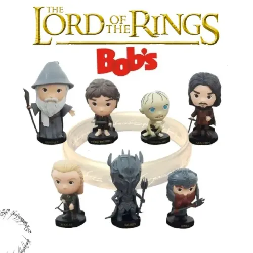 O SENHOR DOS ANÉIS - BOB?S 2023 - COLEÇÃO COMPLETA LACRADA - 7 PERSONAGENS - LOTR