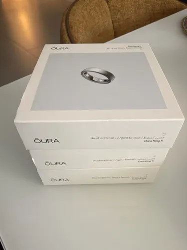 Oura ring 5 Brushed Silver! NOVOS, Lacrados!