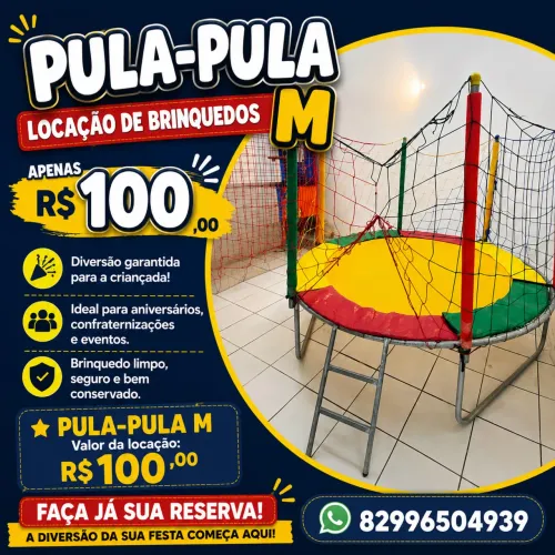 Pula-pula cama elástica para aluguel