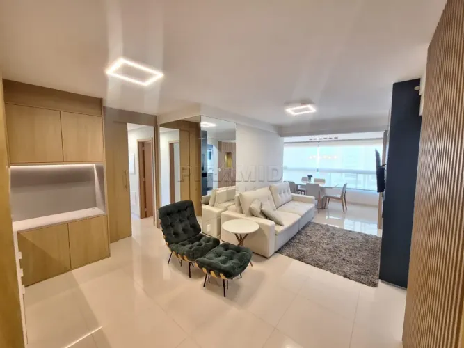 Apartamento mobiliado com 100.70m², bairro Jardim Irajá, Zona Sul em Ribeirão Preto/SP.