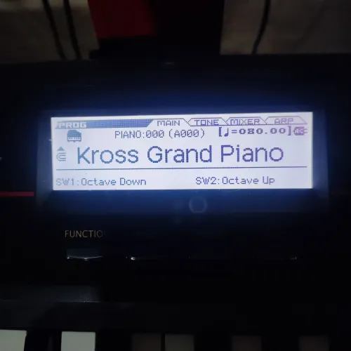 Vendo Korg Kross impecável! Com bag original