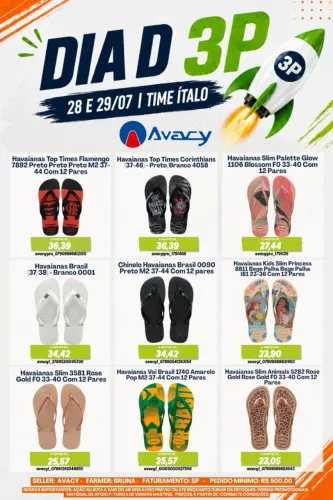 Compre havaianas para a sua loja