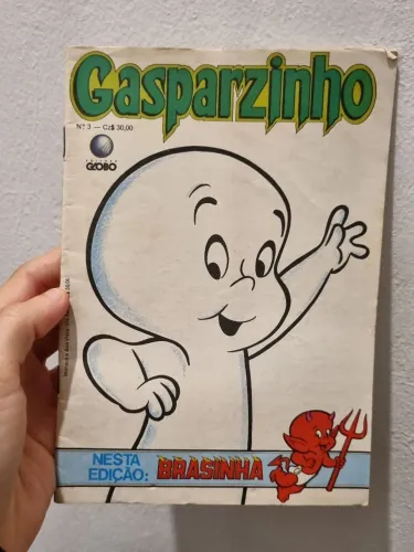 Gibi Gasparzinho Nº 3  - Nesta Edição: Brasinha - Mauricio De Sousa Producões [1988]