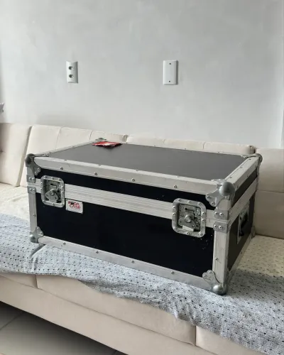 Flight case profissional para cabeçotes de guitarra e baixo 
