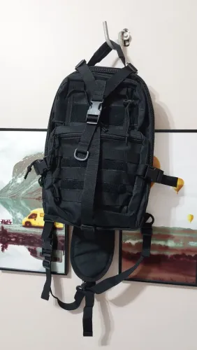 Mochila militar preta 