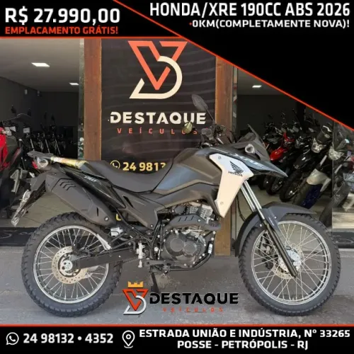HONDA / XRE 190CC ABS 2026 0KM