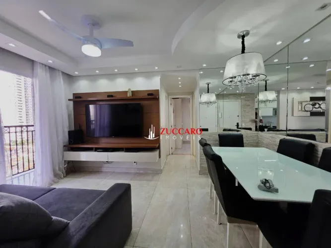 Apartamento com 2 dormitórios à venda, 65 m² por R$ 479.900,00 - Vila Augusta - Guarulhos/