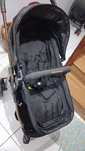 Carrinho de bebê galzerano+bebê conforto com base para carro