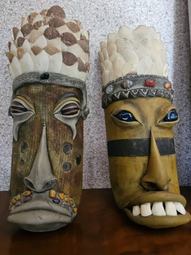 Máscaras Amazônicas decorativas