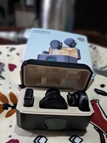 2 Microfone de Lapela sem fio cancelador de Ruído