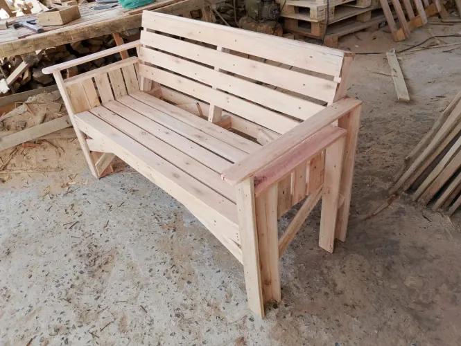 Banco de pallet
