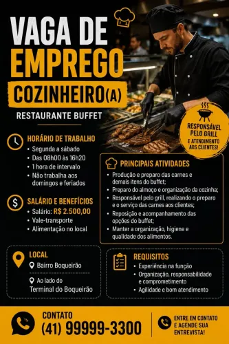 Cozinheiro (a)