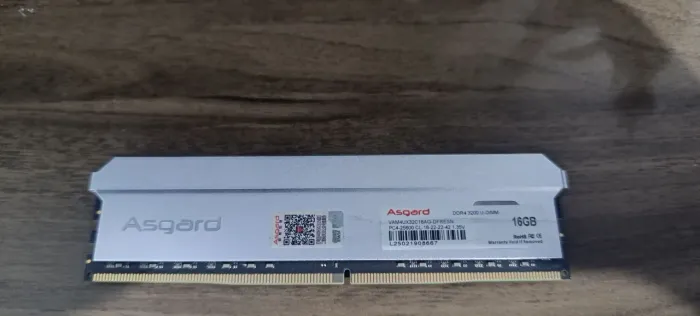 Memória ram ddr4 16GB Asgard 3200Mhz