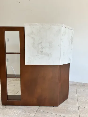 Balcão de recepção