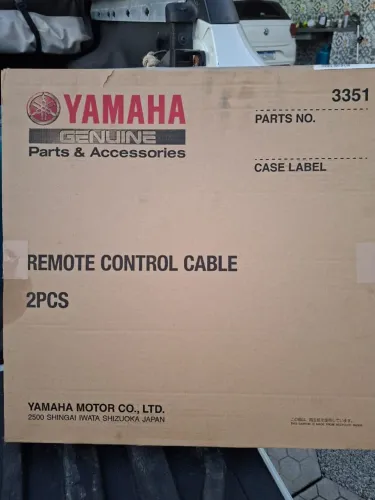 Par de cabo de comando lancha<br>Par de Cabo de comando yamaha até 150 hp original 1.000,00