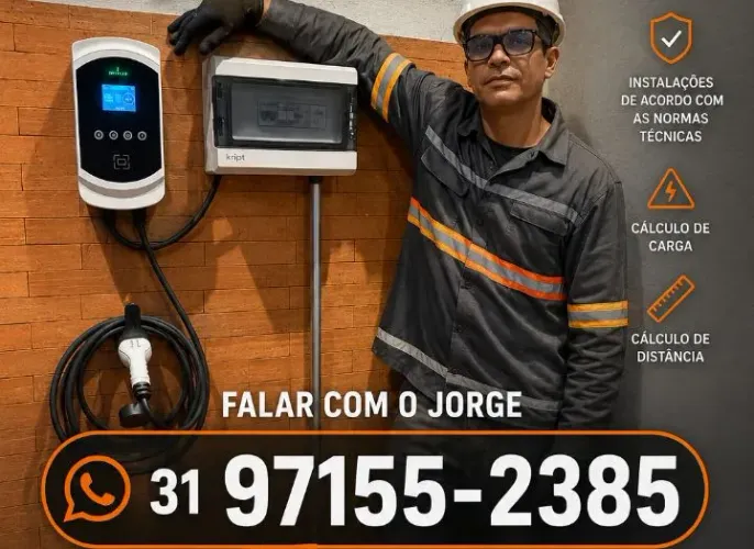 INSTALADOR WALLBOX CARREGADOR VEICULAR BH CONTAGEM VENDA LIMA CANADA LAGOA SANTA BETIM