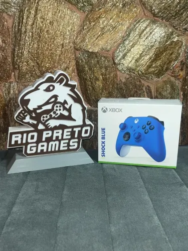 Controle Xbox Series Shock Blue - Novo Lacrado - Somos Loja - Temos Garantia