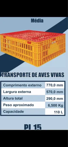 Caixa para galinhas