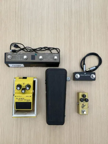 PEDALBOARD COMPLETO COM PEDAIS