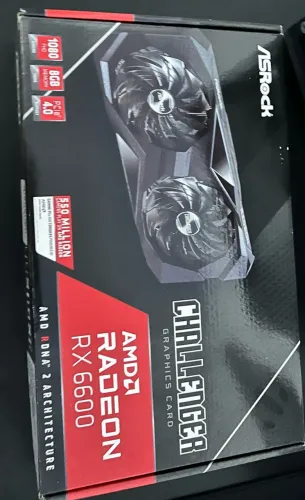 Placa de Vídeo ASRock AMD Radeon RX 6600 Challenger 8GB GDDR6 (Com Caixa)