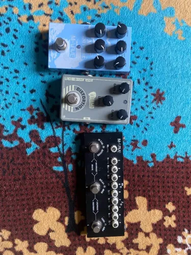 3 Pedais para guitarra Cuvave, Reverb, Distorção 