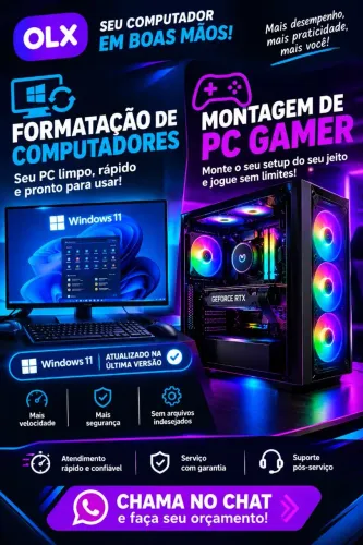 Formatação de PC ou Montagem de PC Gamer | Windows 11 Atualizado