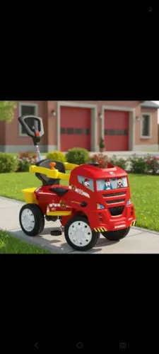 Vendo carrinho de passeio bombeiro,volante interativo R$450,00