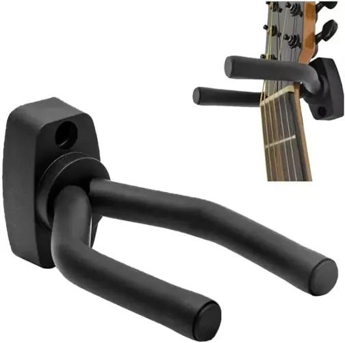 Suporte Parede acolchoado violão violino baixo guitarra ukulele