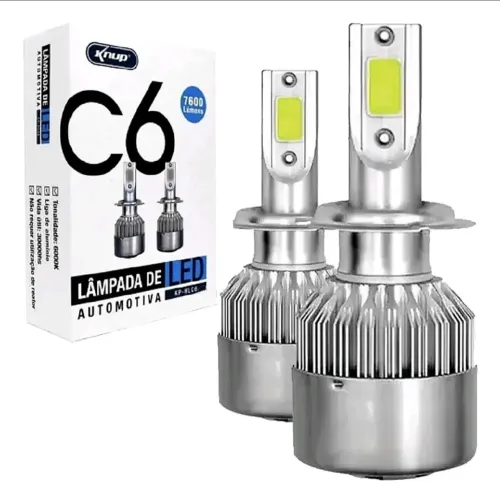 farol led h11 7600 lumens kp-hlc6 knup