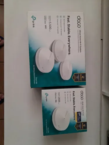 Roteador Tp-link Deco M5 Ac1300 Mesh Branco Kit 4 Unidades Impecável