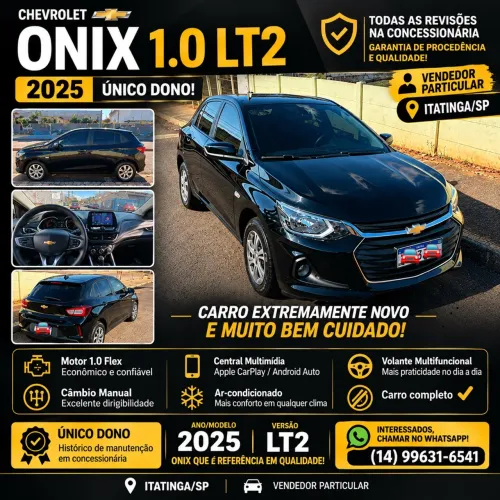 Chevrolet Onix Hatch LT 1.0 12V Flex Mec. 4P 2025