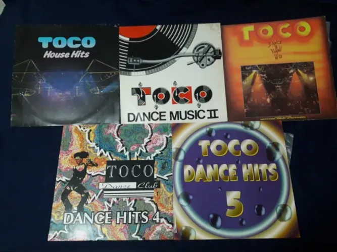Disco de Vinil Toco Flash Hits 1,2,3,4,5