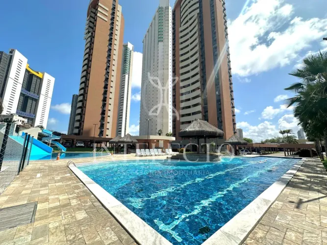 Alugo apartamento 3 quatos mobiliado Ponta Negra