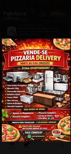 VENDO PIZZARIA DELIVERY 