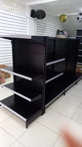 Gôndolas prateleira de aço 