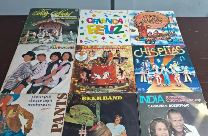 Discos de Vinil Variados Infantil