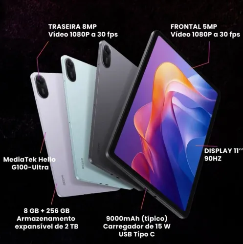 Tablet redmi pad 2 256 gb lacrado 