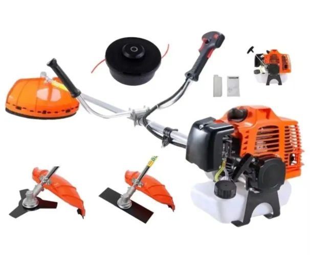 Roçadeira 2x1 aparador de grama a gasolina profissional 3hp qualidade