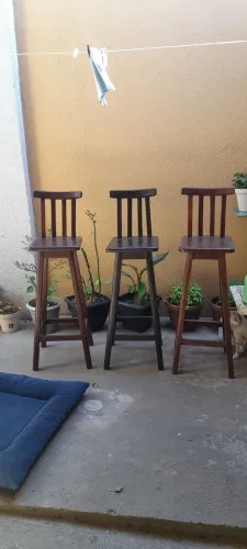 Banquetas rústicas!