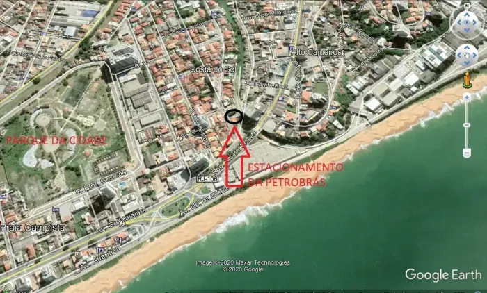 Lote comercial no bairro Costa do Sol próximo ao estacionamento da Petrobrás - Macaé - RJ